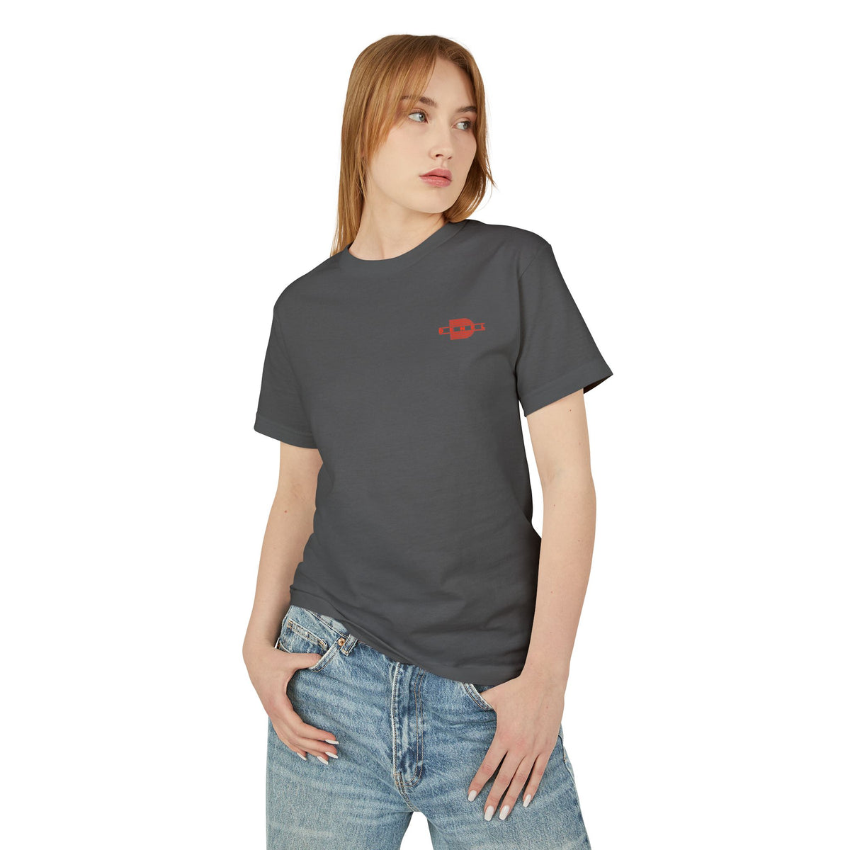 Denel Unisex Garment-Dyed Heavyweight Cotton Tee
