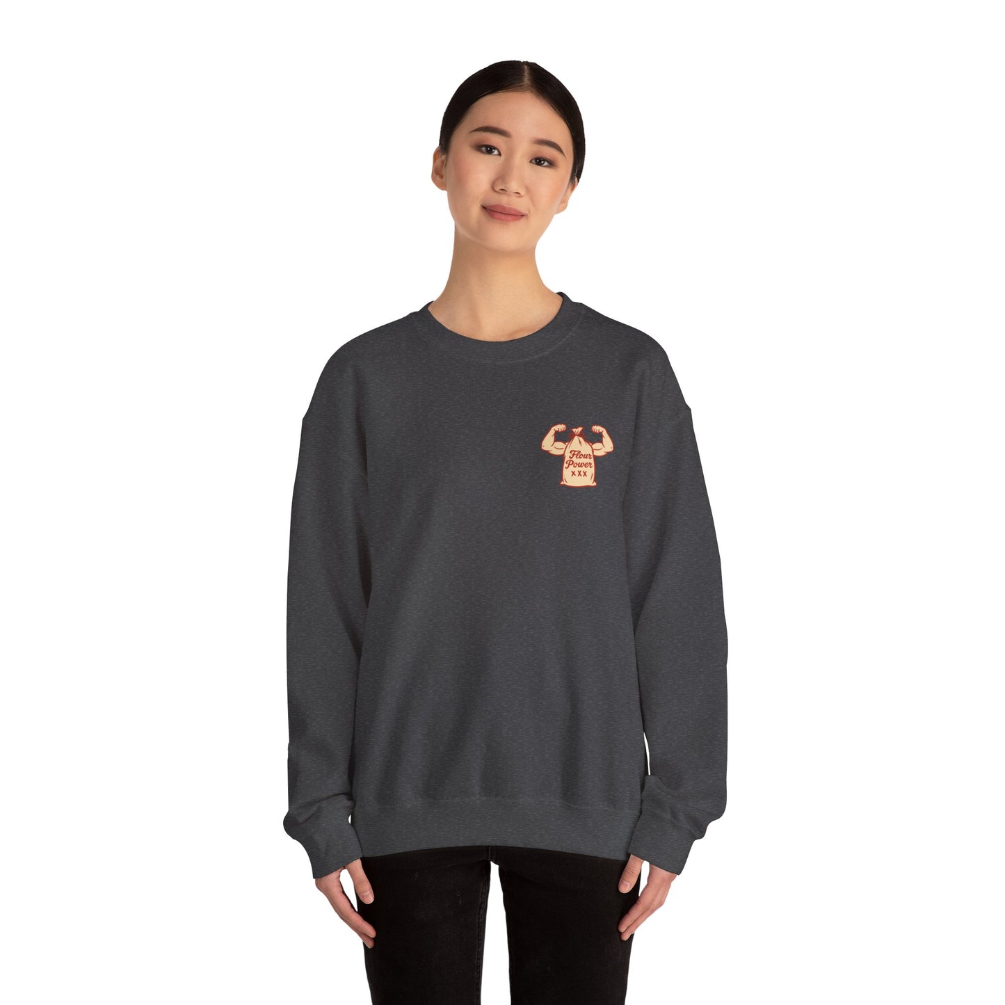 Flour Power Unisex Heavy Blend™ Crewneck Sweatshirt