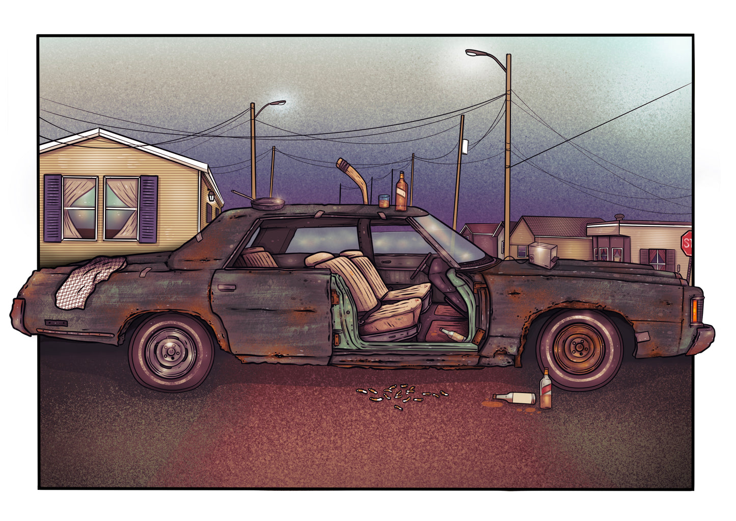 Shitmobile art print