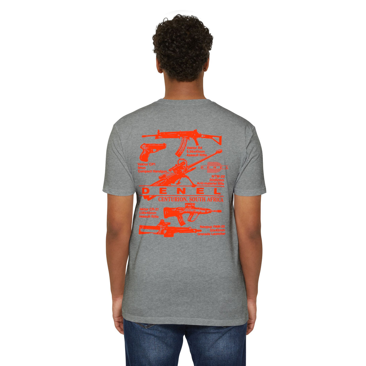 Denel Unisex CVC Jersey T-shirt