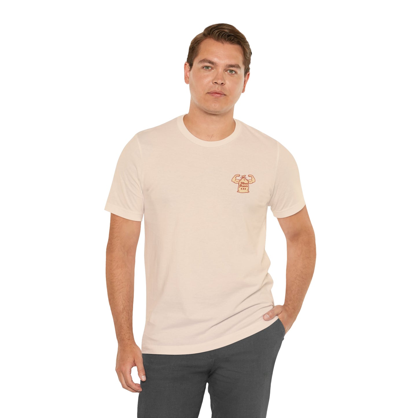FLOUR POWER Unisex Jersey Short Sleeve Tee