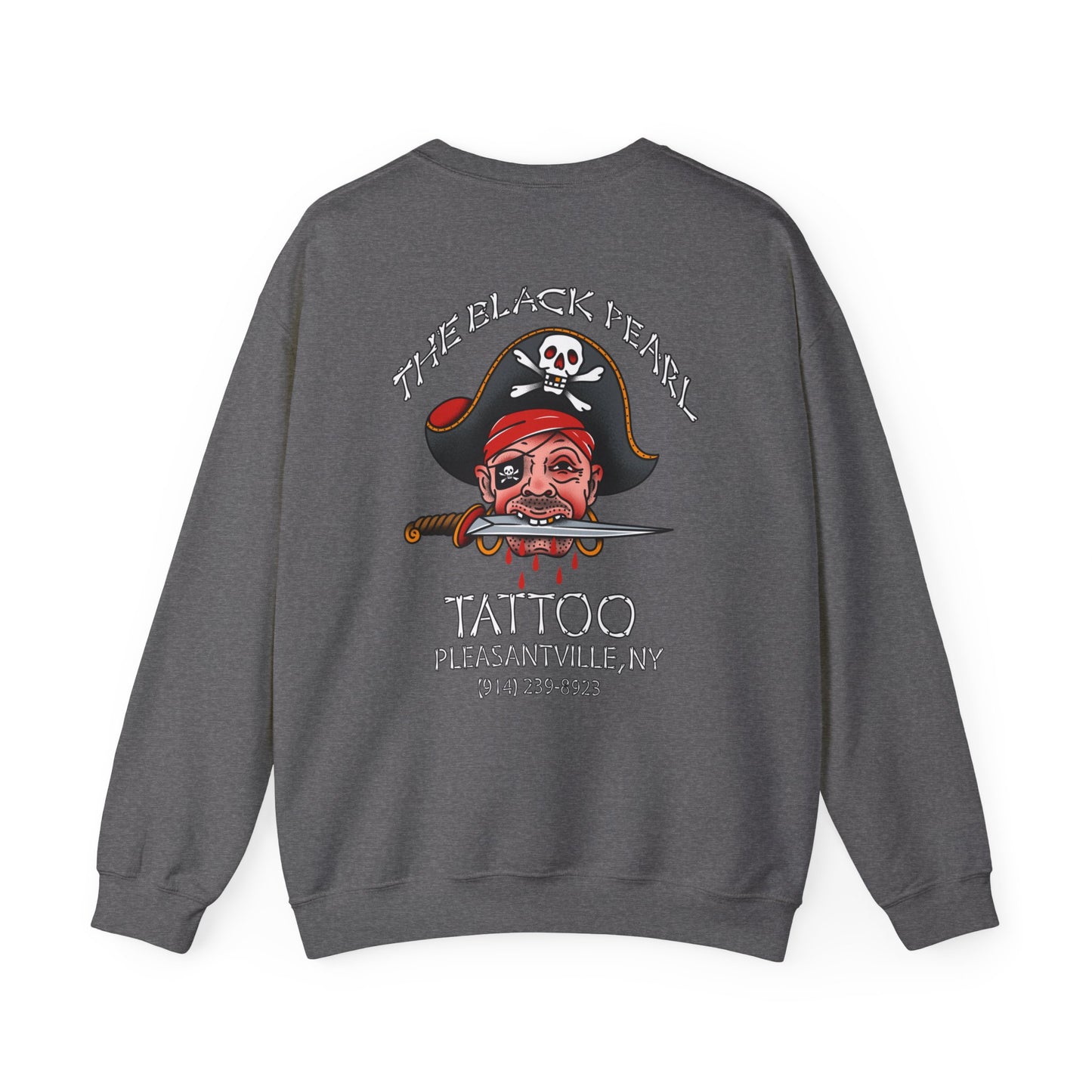 Black Pearl tattoo shop Unisex Heavy Blend™ Crewneck Sweatshirt