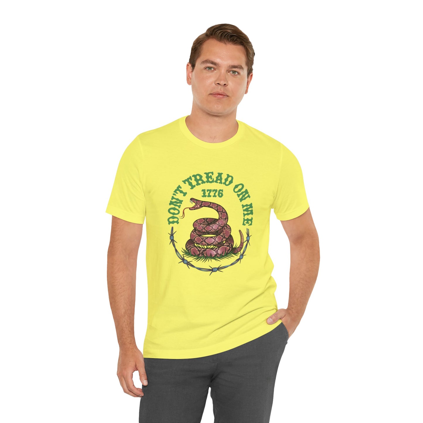 Don't tread on me Unisex Jersey Short Sleeve Tee