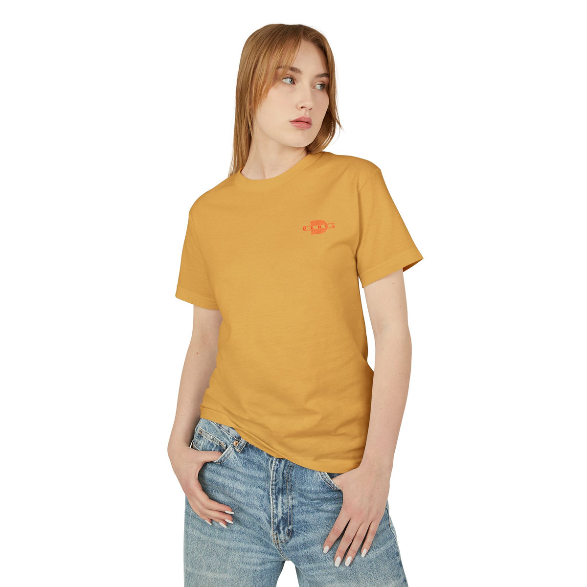 Denel Unisex Garment-Dyed Heavyweight Cotton Tee