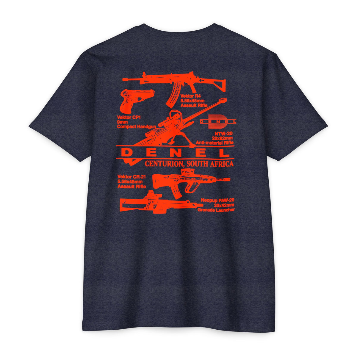 Denel Unisex CVC Jersey T-shirt