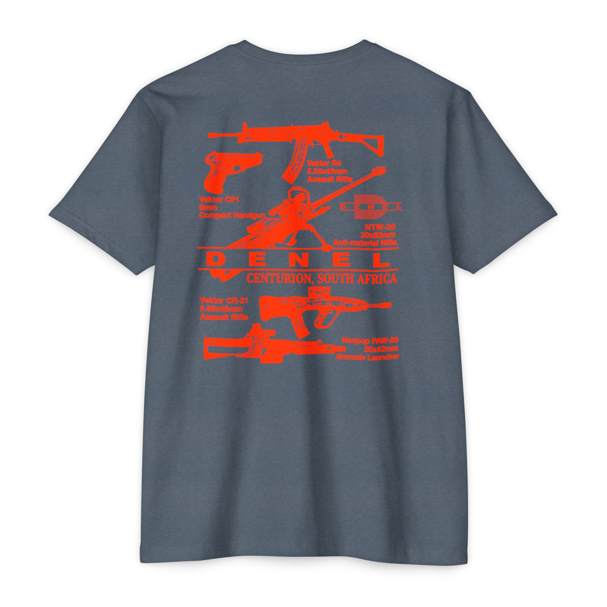 Denel Unisex CVC Jersey T-shirt