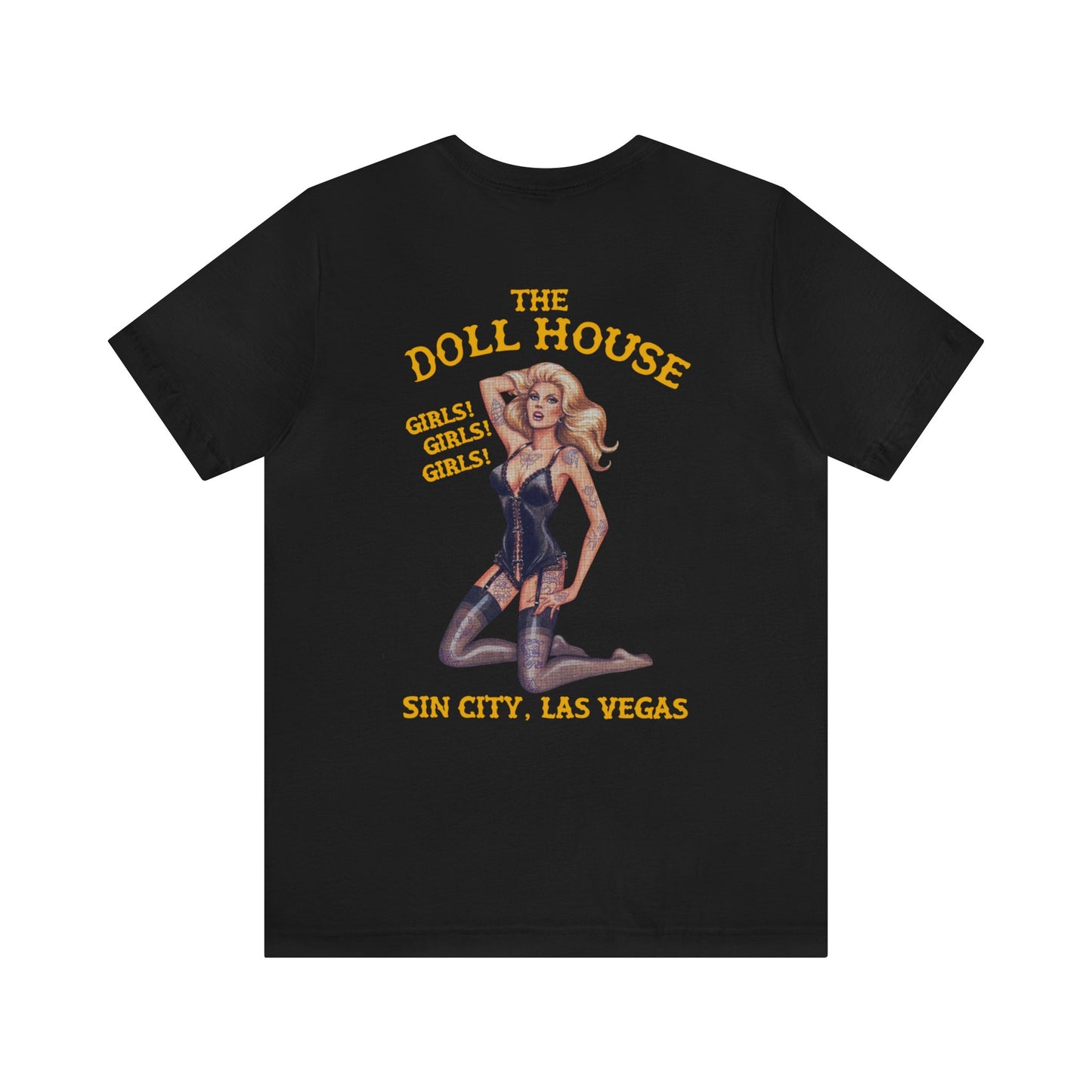 Burlesque strip club t shirt Unisex Jersey Short Sleeve Tee