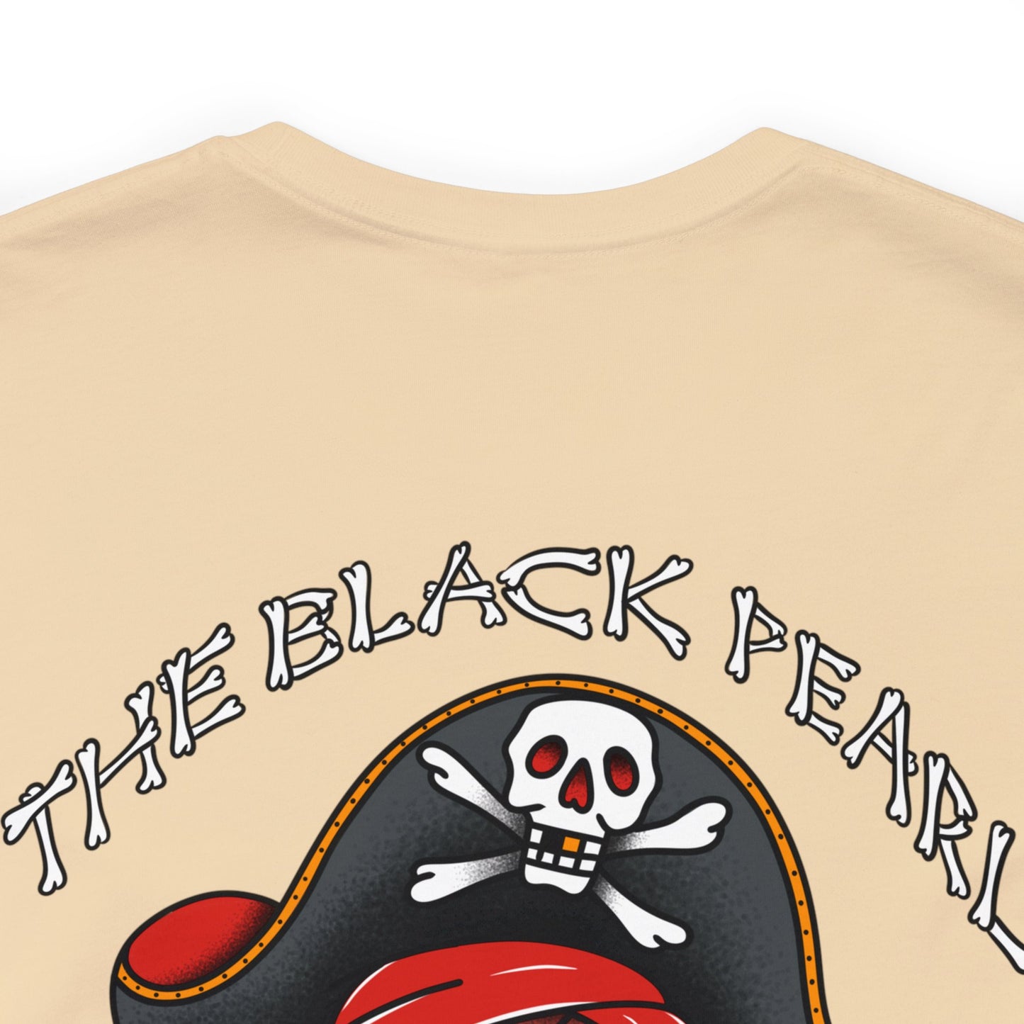 The black pearl tattoo pirate Unisex Jersey Short Sleeve Tee