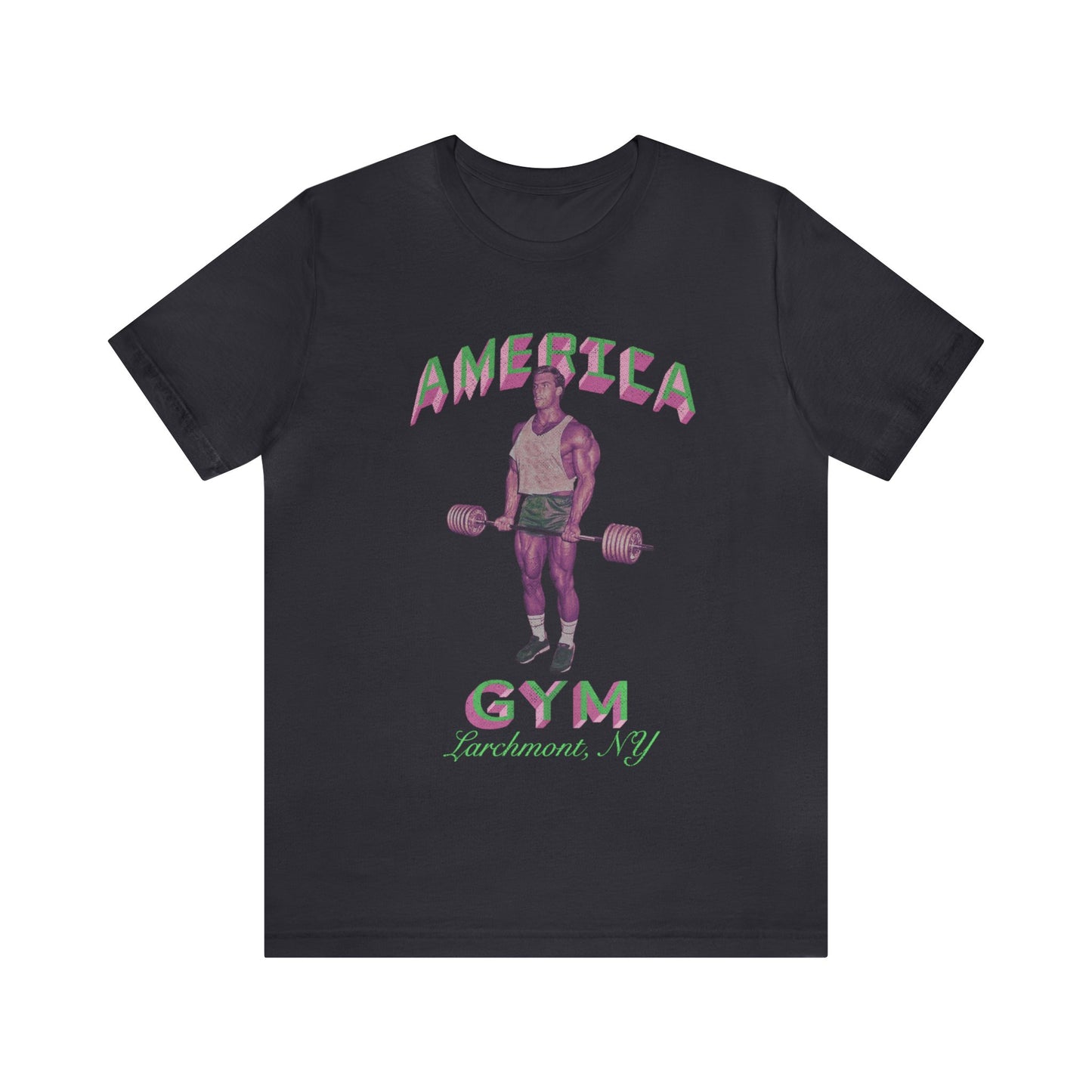 Vintage Gym Unisex Jersey Short Sleeve Tee