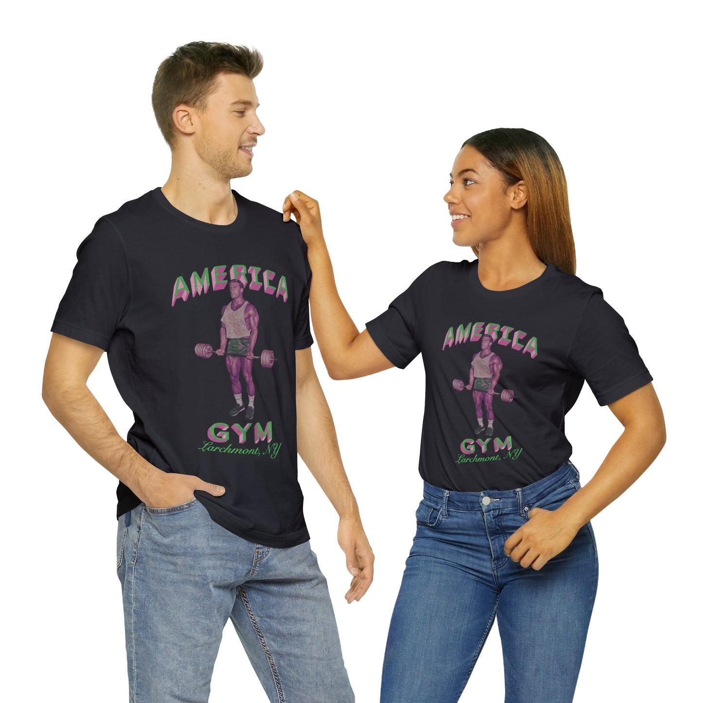 Vintage Gym Unisex Jersey Short Sleeve Tee