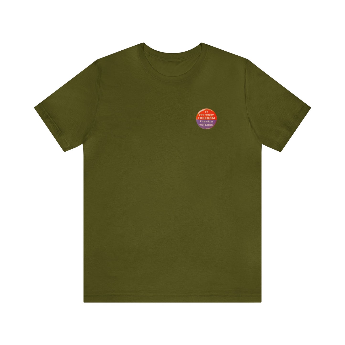 Thank a veteran Unisex Jersey Short Sleeve Tee