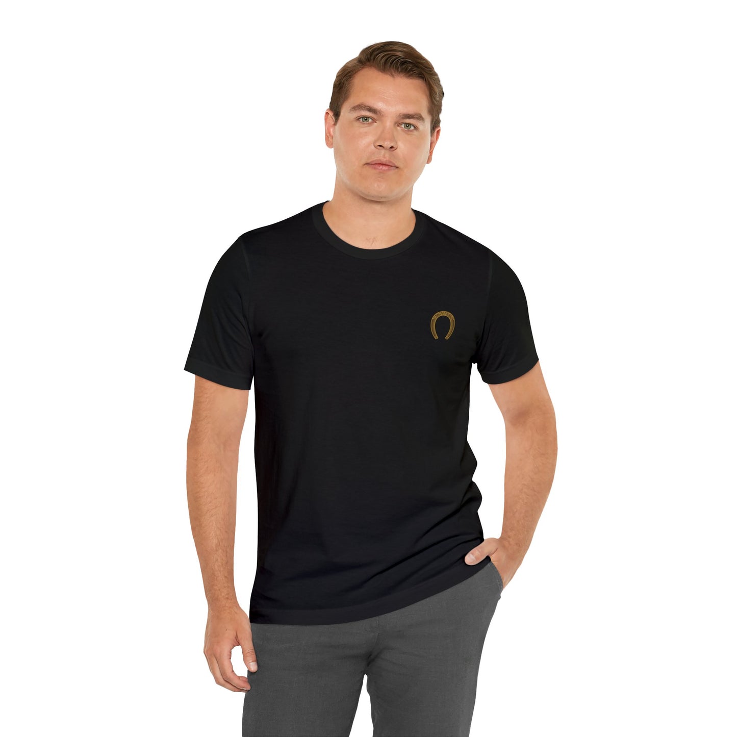 Trigger horse stable Unisex Jersey Short Sleeve Tee