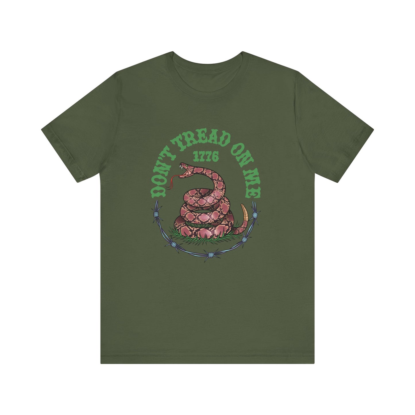 Don't tread on me Unisex Jersey Short Sleeve Tee