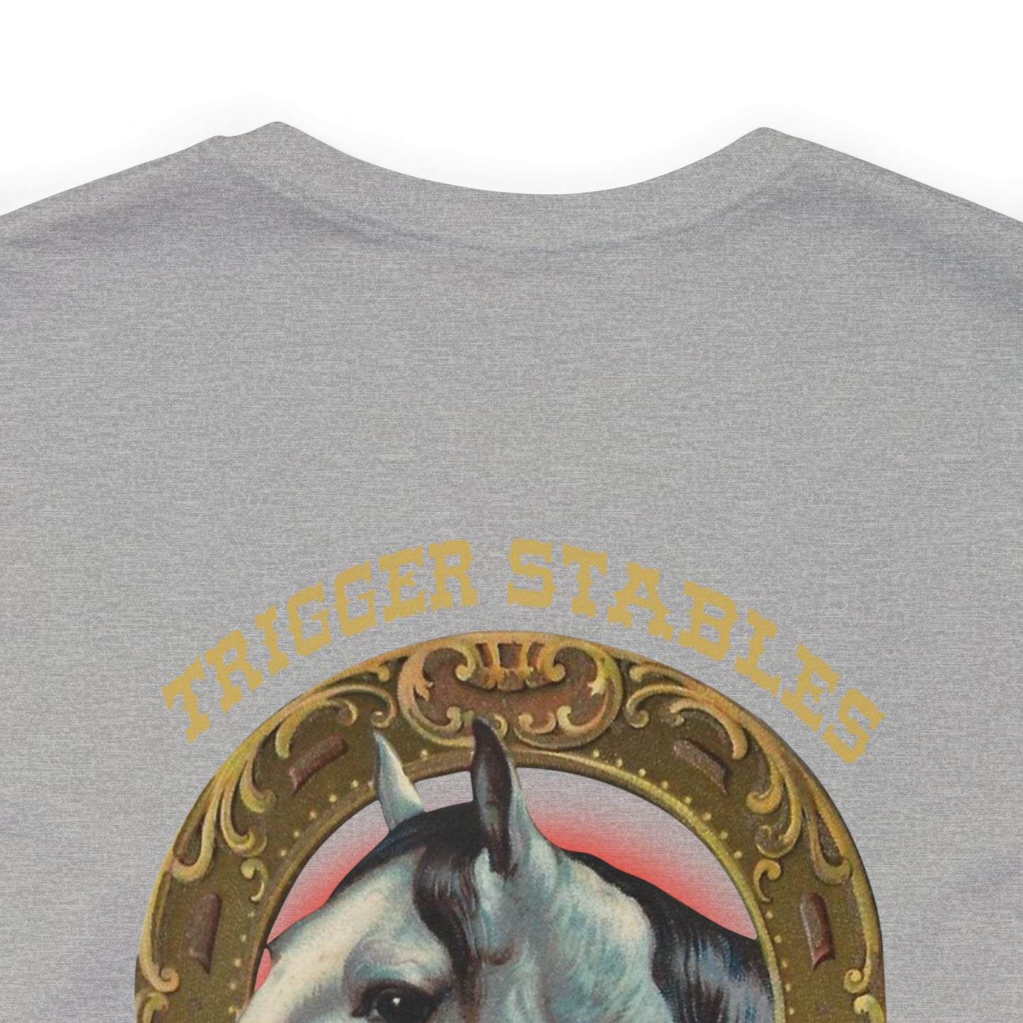 Trigger horse stable Unisex Jersey Short Sleeve Tee