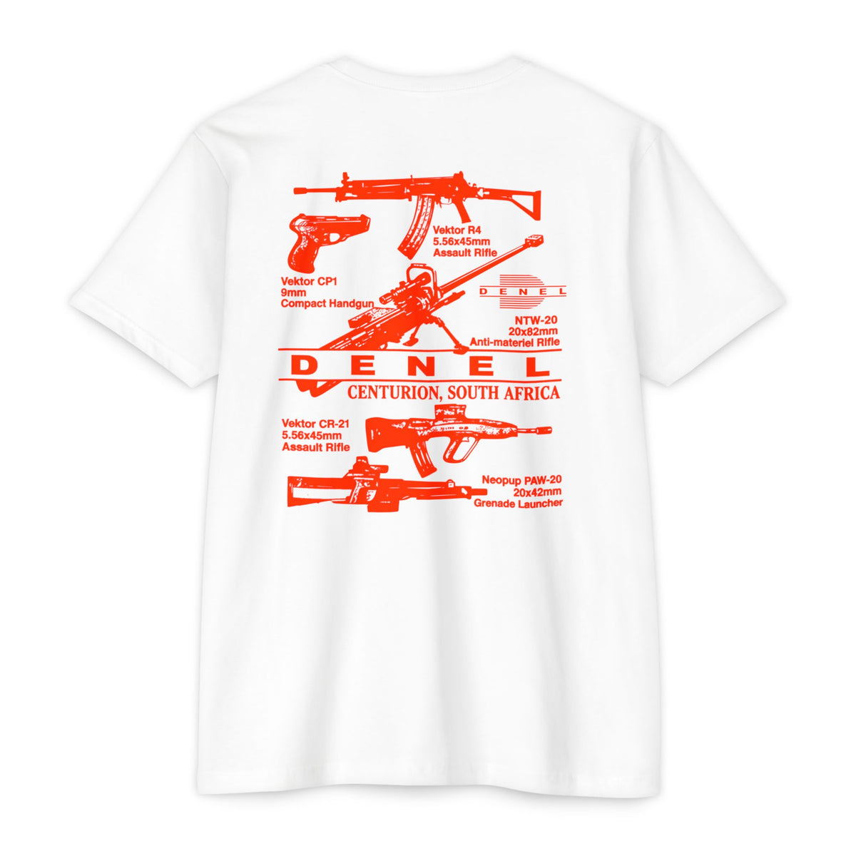 Denel Unisex CVC Jersey T-shirt