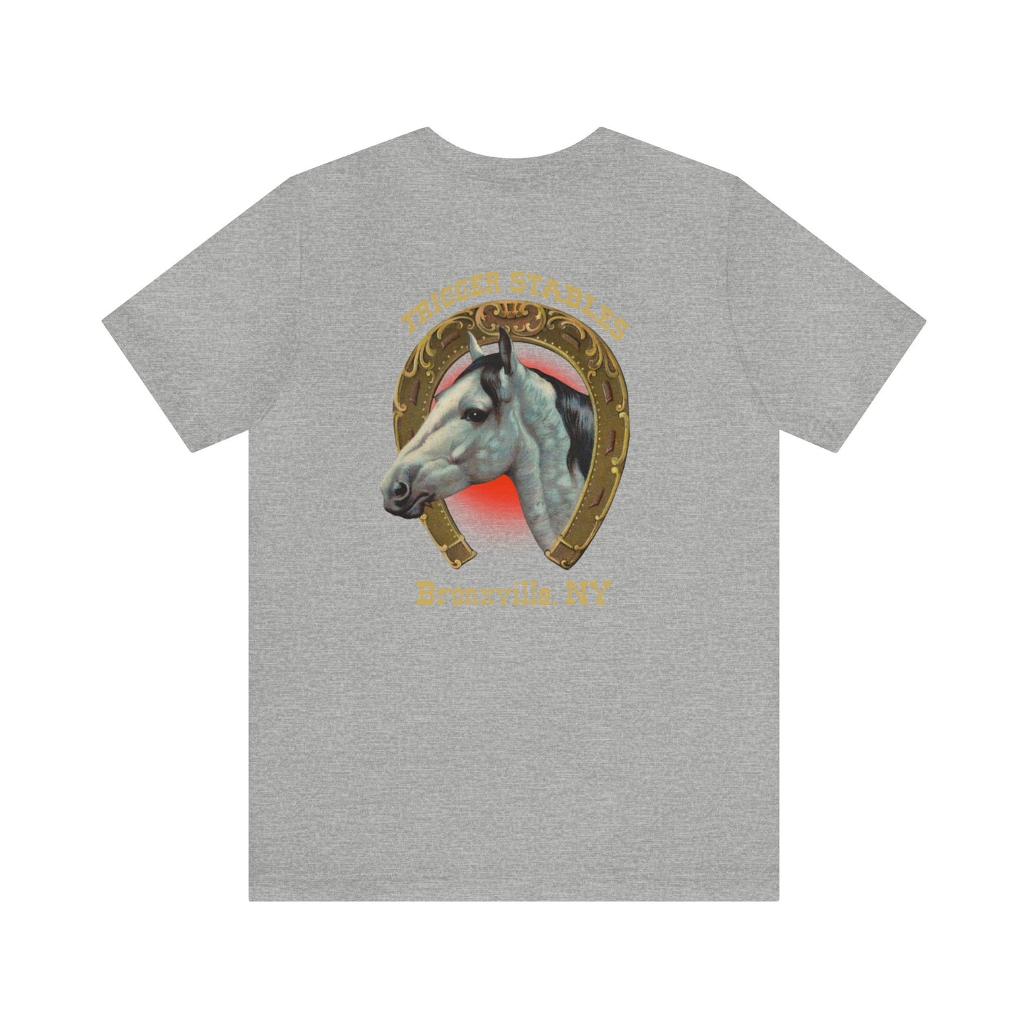 Trigger horse stable Unisex Jersey Short Sleeve Tee