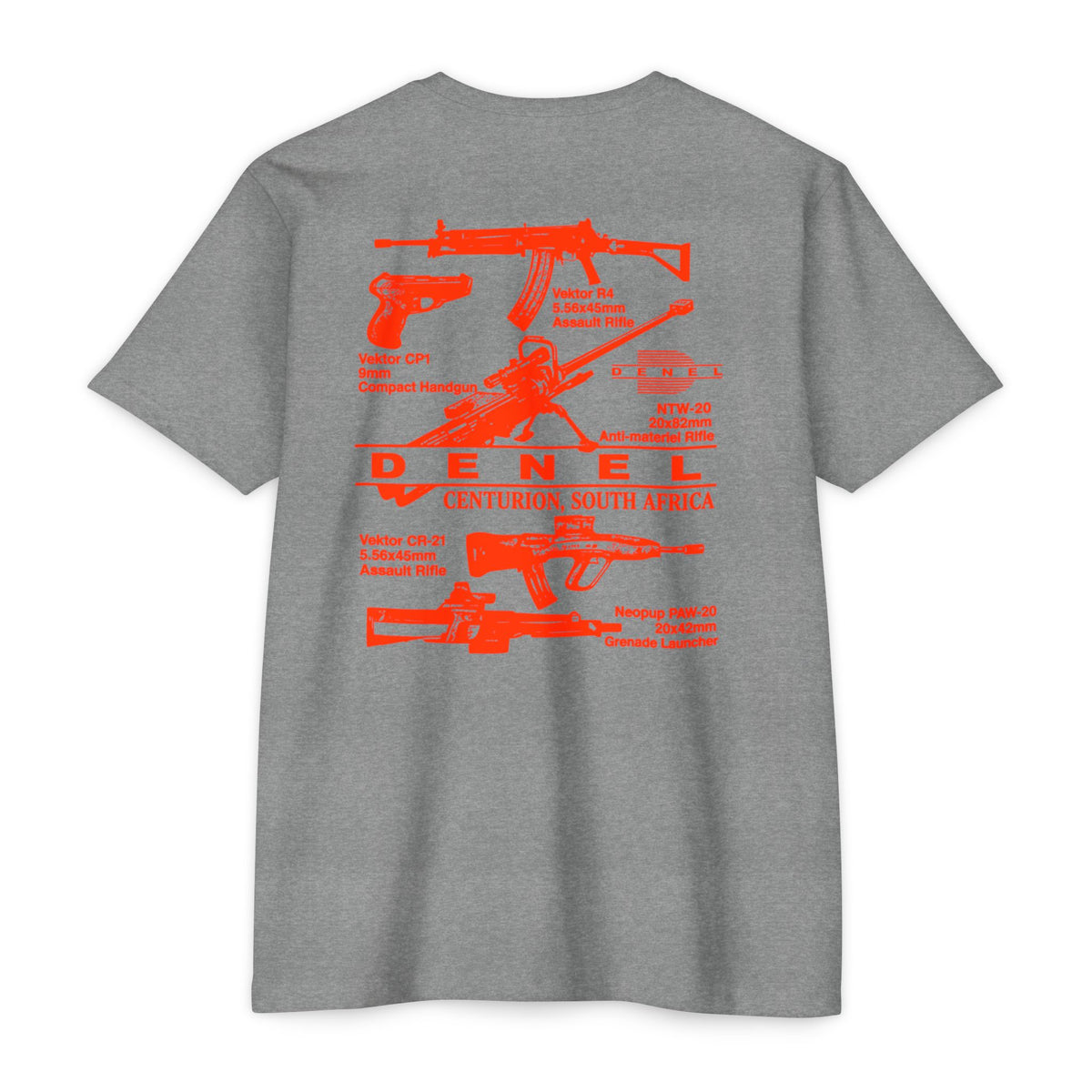 Denel Unisex CVC Jersey T-shirt