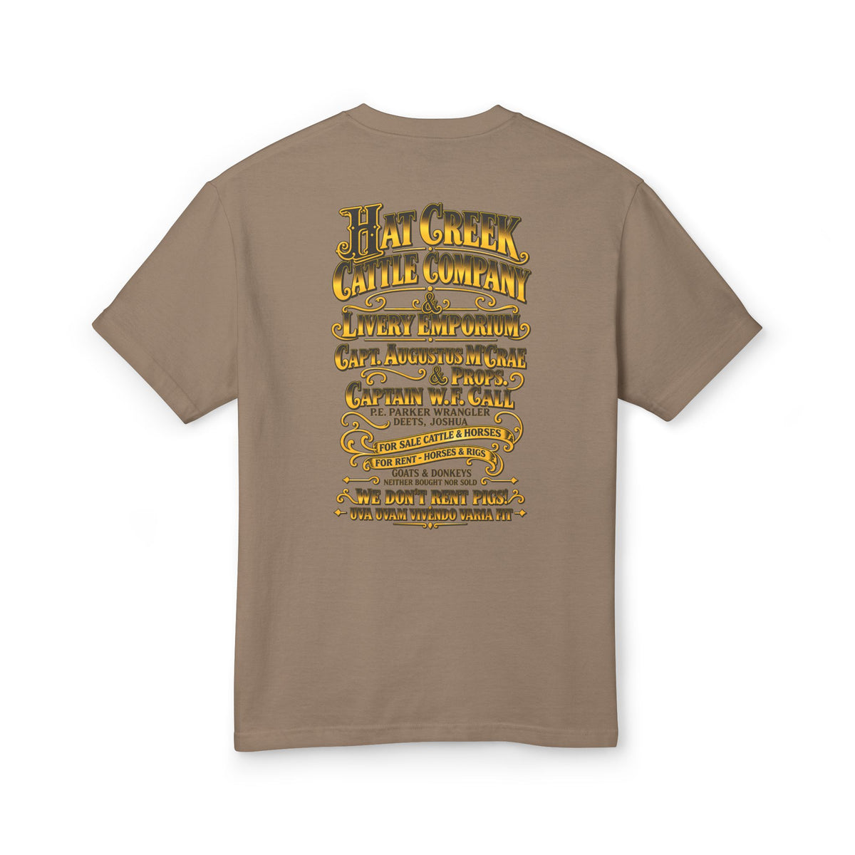 Lonesome Dove Unisex Garment-Dyed Heavyweight Cotton Tee