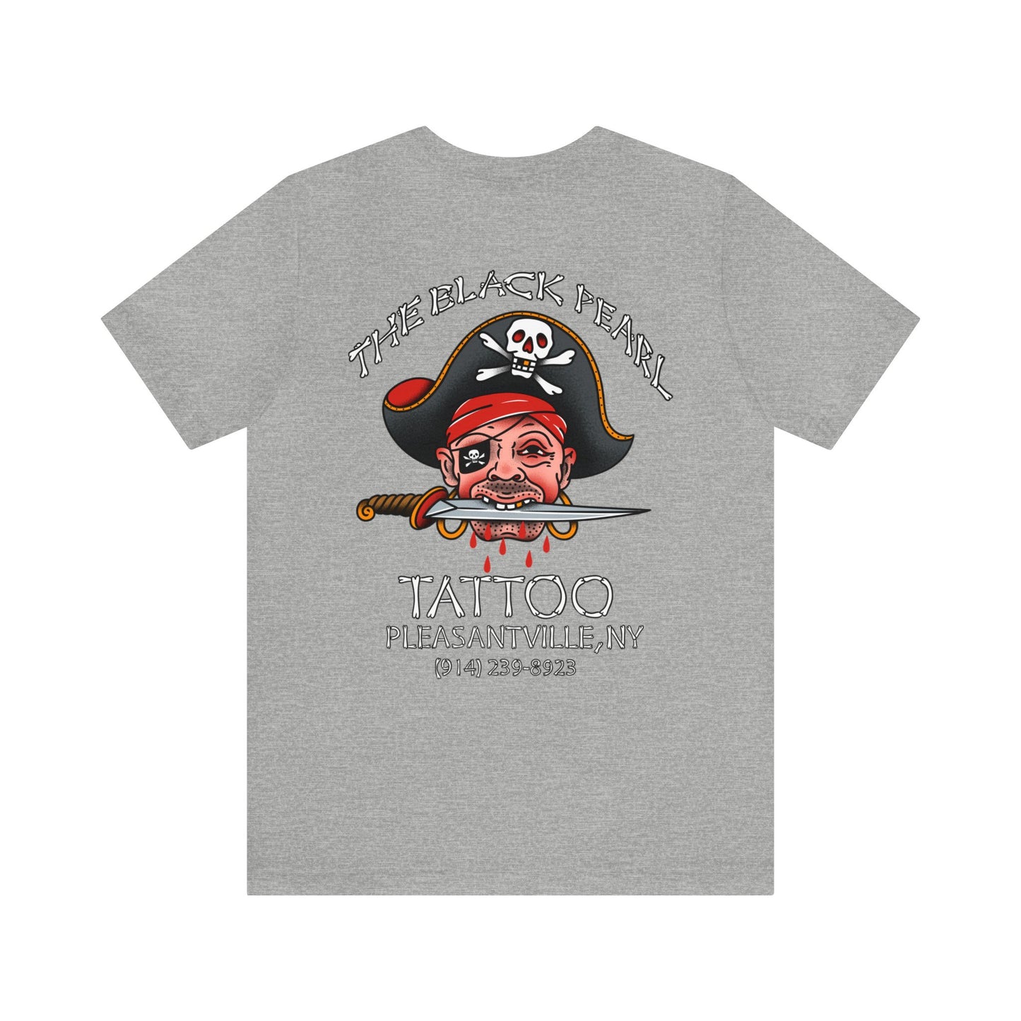 The black pearl tattoo pirate Unisex Jersey Short Sleeve Tee