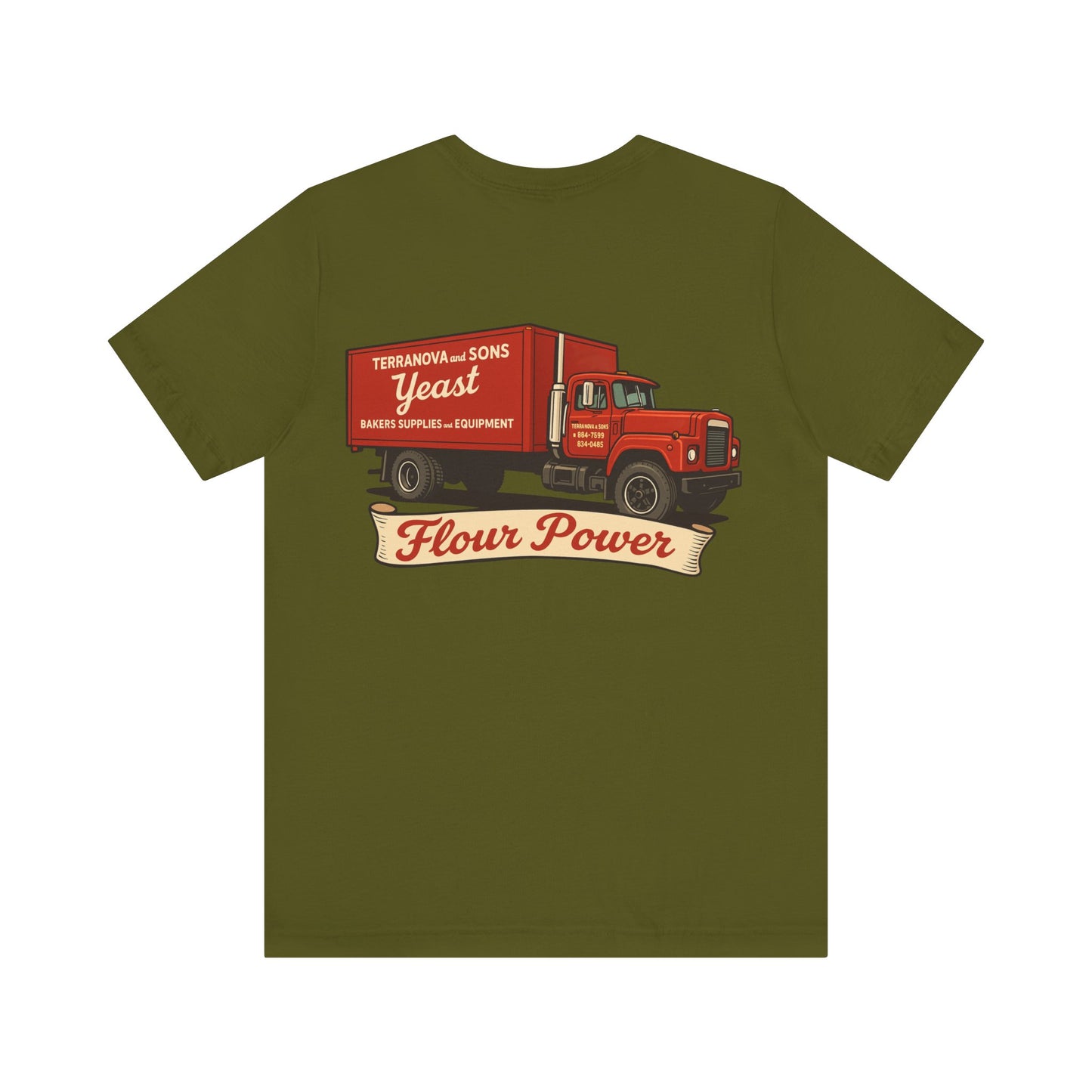 FLOUR POWER Unisex Jersey Short Sleeve Tee