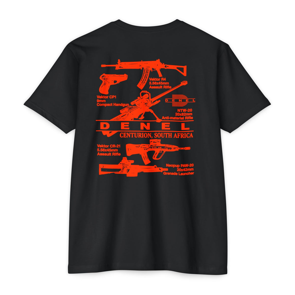 Denel Unisex CVC Jersey T-shirt