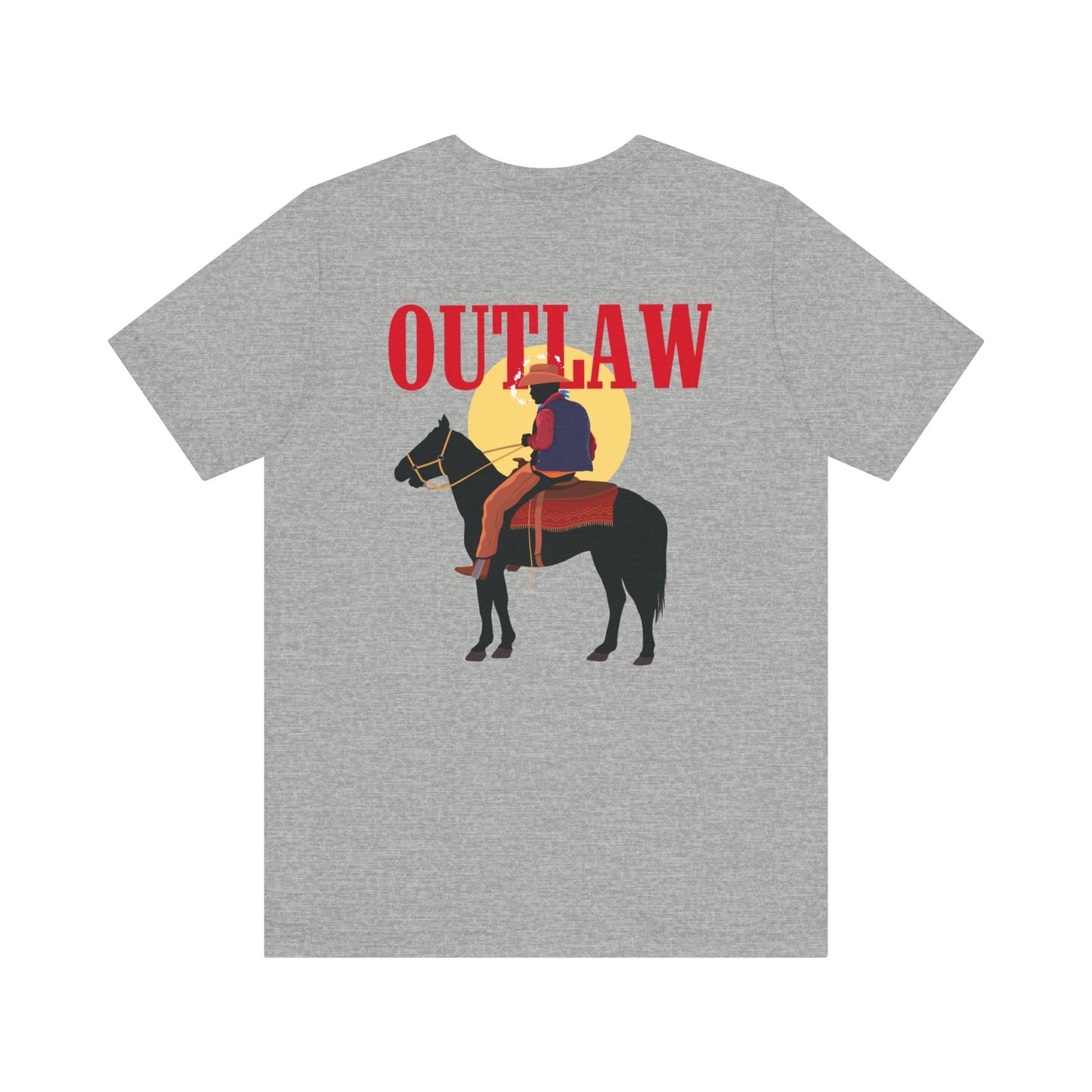 Outlaw cowboy Unisex Jersey Short Sleeve Tee