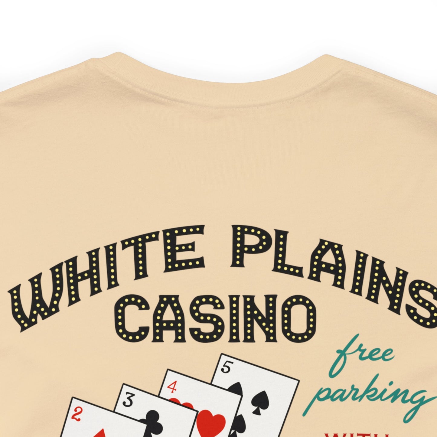 White plains casino Unisex Jersey Short Sleeve Tee