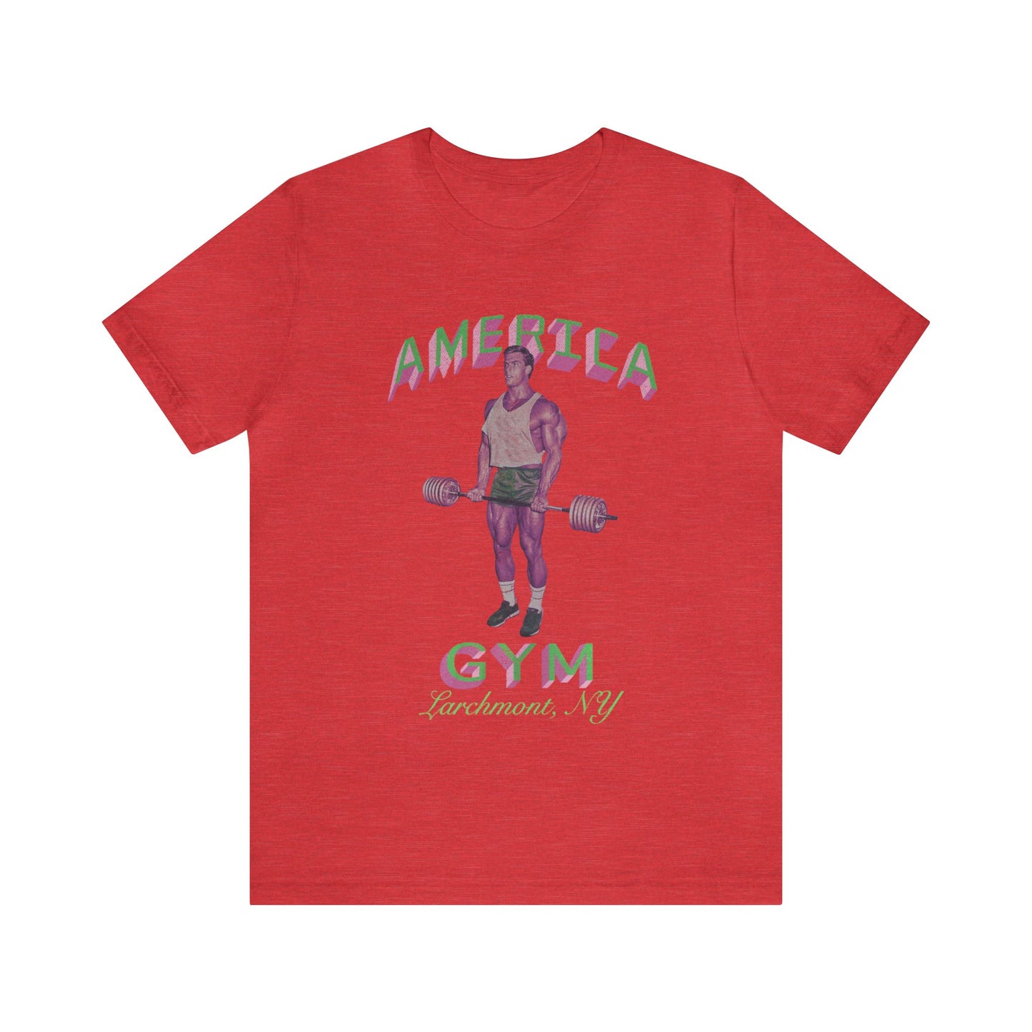 Vintage Gym Unisex Jersey Short Sleeve Tee