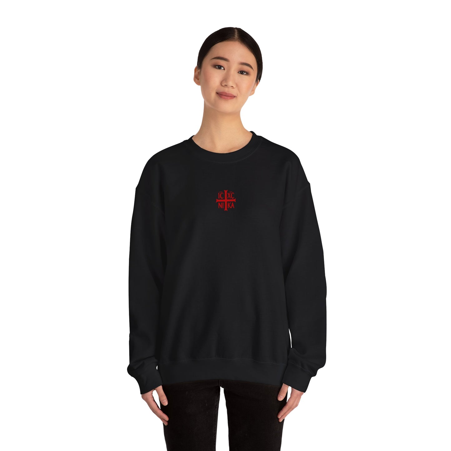 Orthodox saint george Unisex Heavy Blend™ Crewneck Sweatshirt