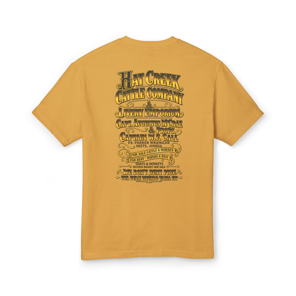Lonesome Dove Unisex Garment-Dyed Heavyweight Cotton Tee