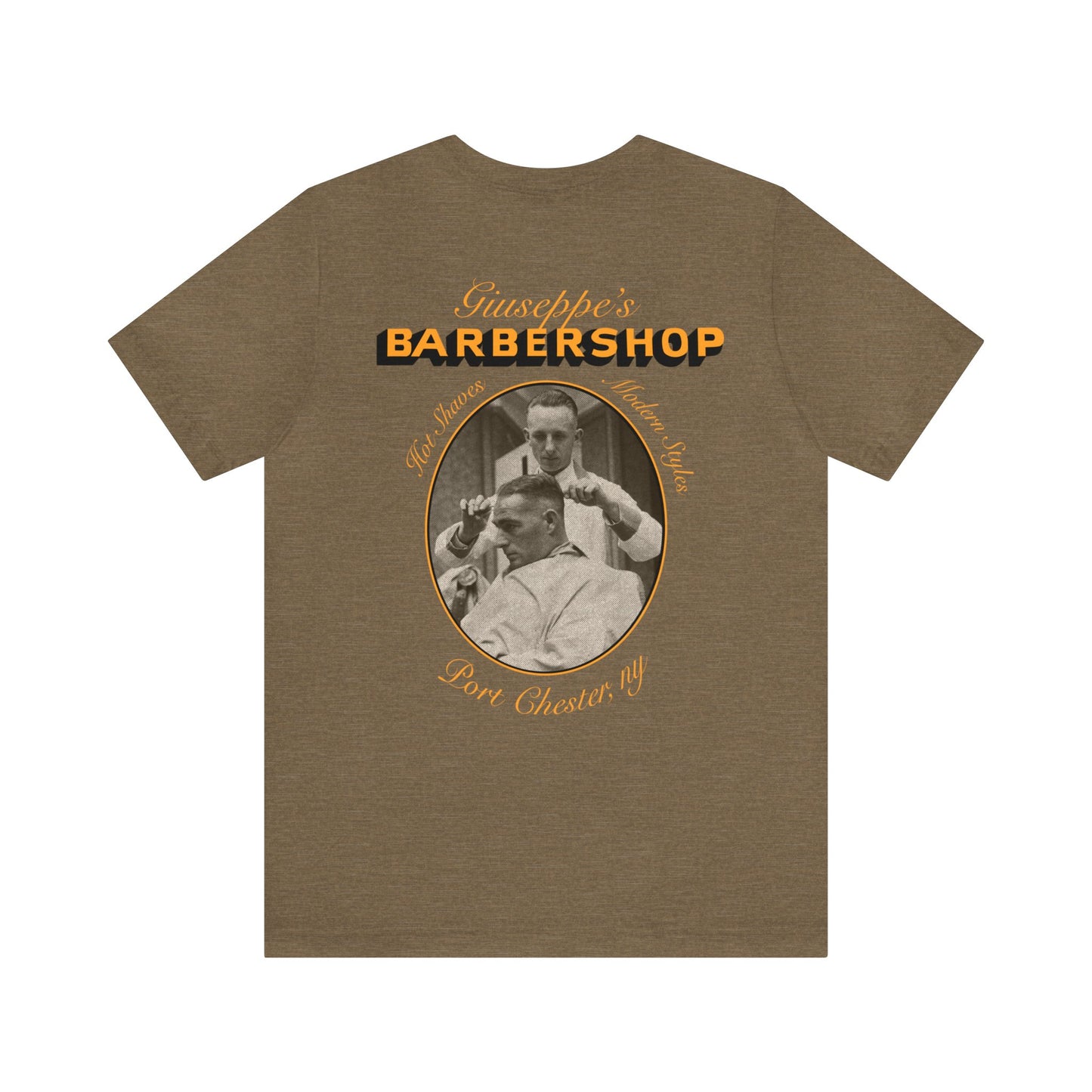 Giuseppe's barbershop Unisex Jersey Short Sleeve Tee