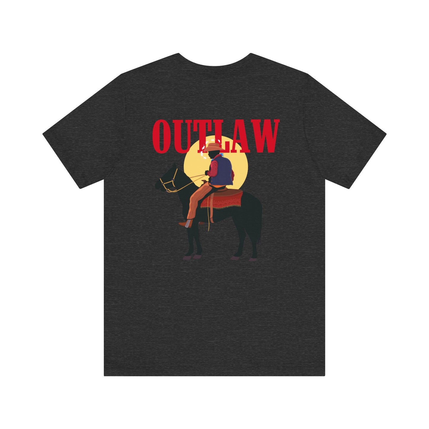 Outlaw cowboy Unisex Jersey Short Sleeve Tee