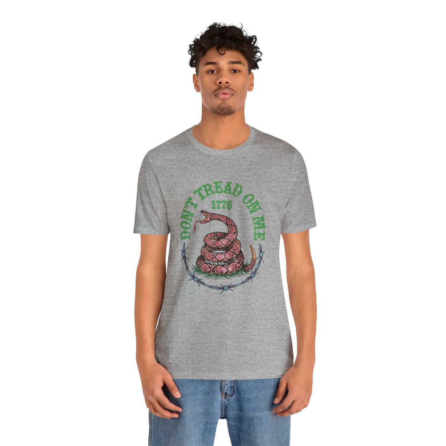 Don't tread on me Unisex Jersey Short Sleeve Tee