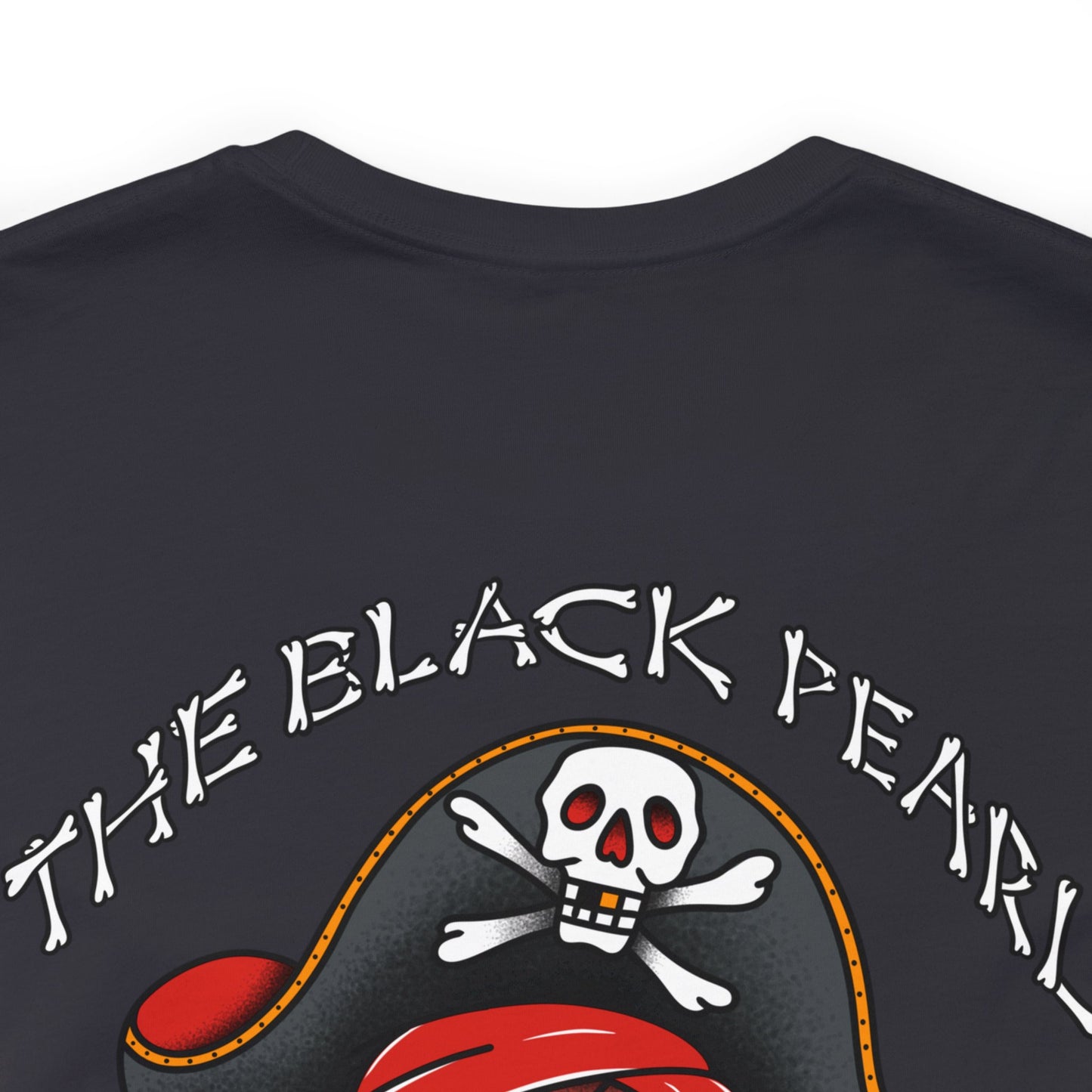 The black pearl tattoo pirate Unisex Jersey Short Sleeve Tee