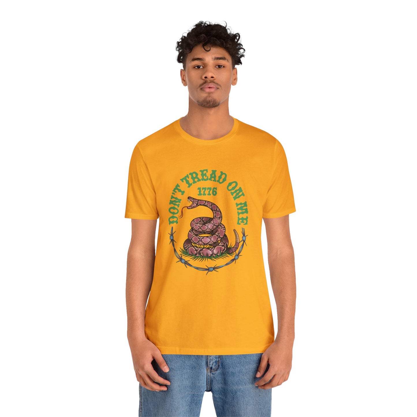 Don't tread on me Unisex Jersey Short Sleeve Tee