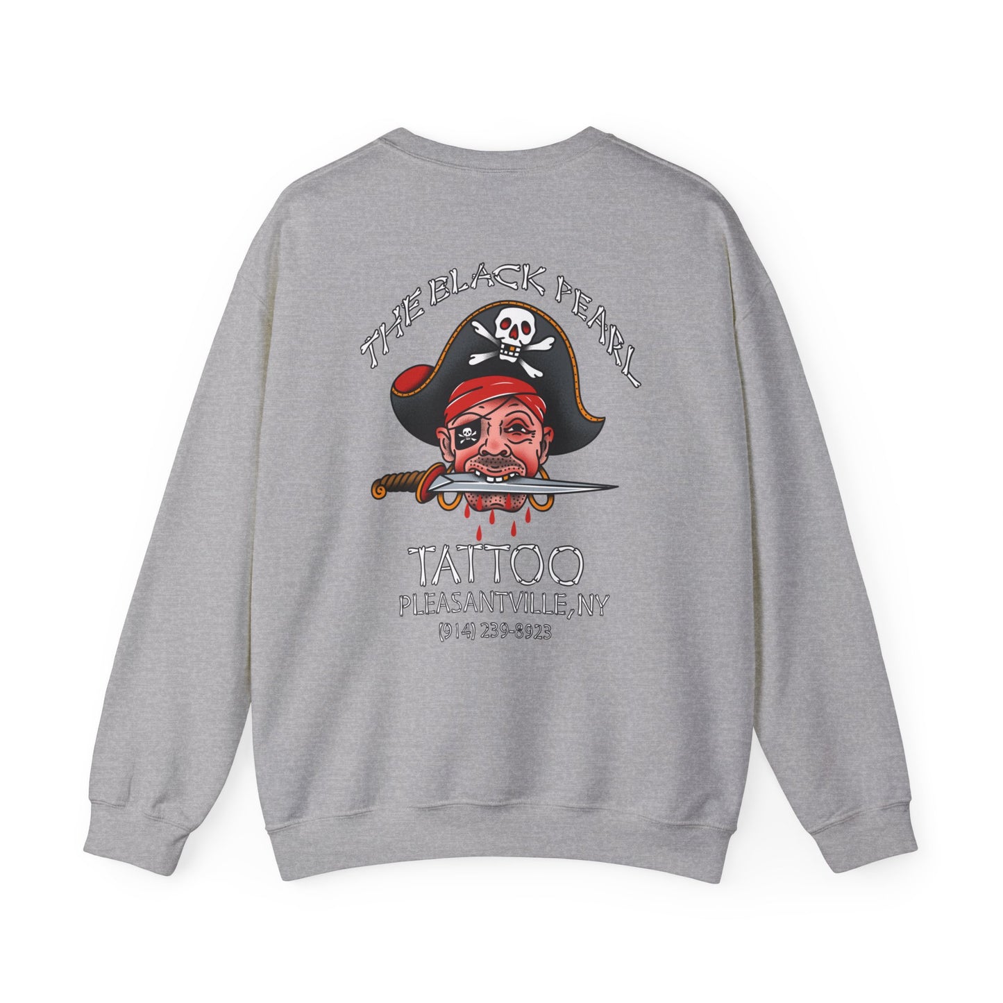 Black Pearl tattoo shop Unisex Heavy Blend™ Crewneck Sweatshirt