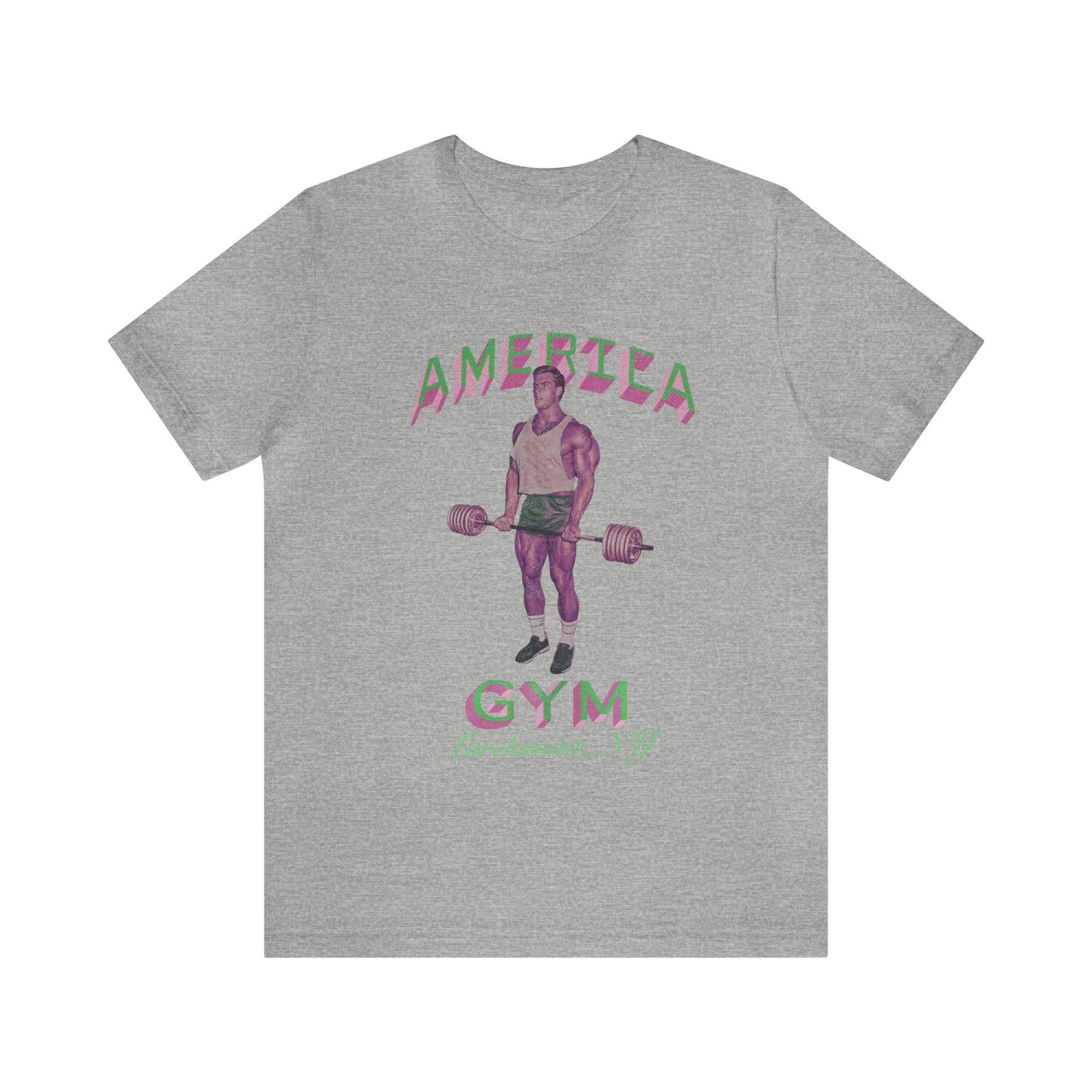 Vintage Gym Unisex Jersey Short Sleeve Tee