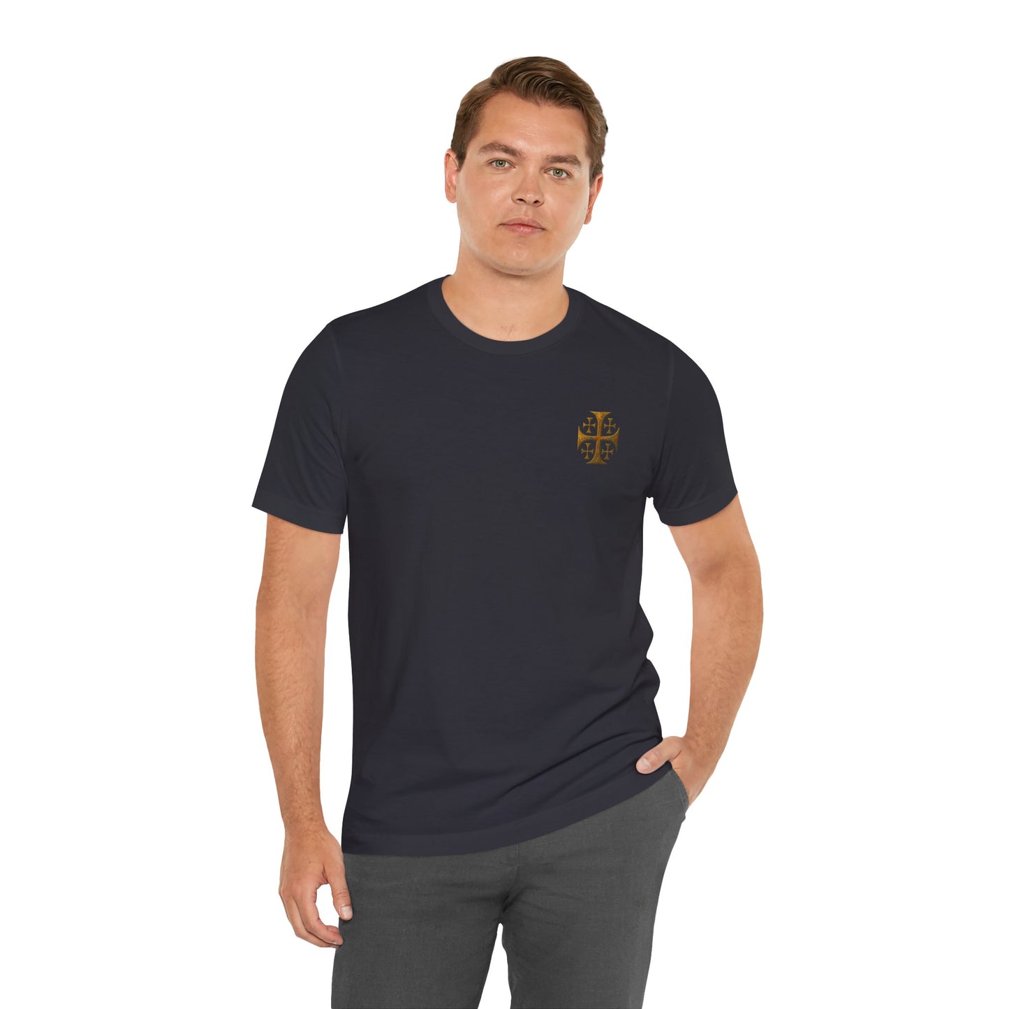 Jerusalem cross Unisex Jersey Short Sleeve Tee