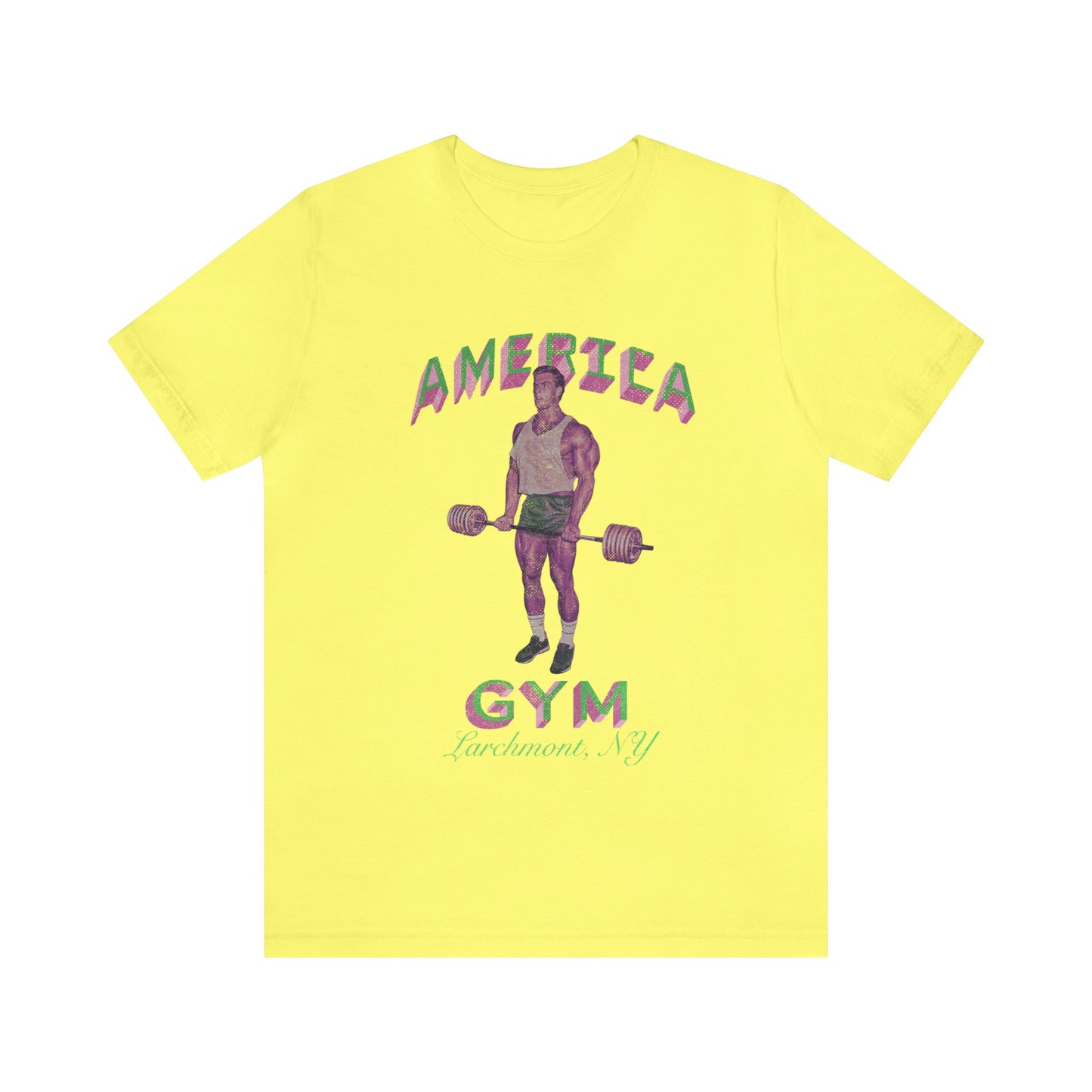 Vintage Gym Unisex Jersey Short Sleeve Tee