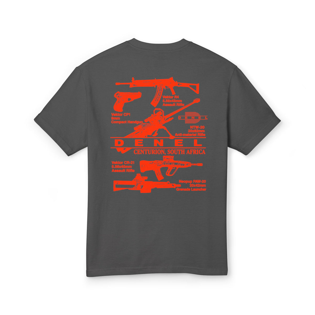 Denel Unisex Garment-Dyed Heavyweight Cotton Tee