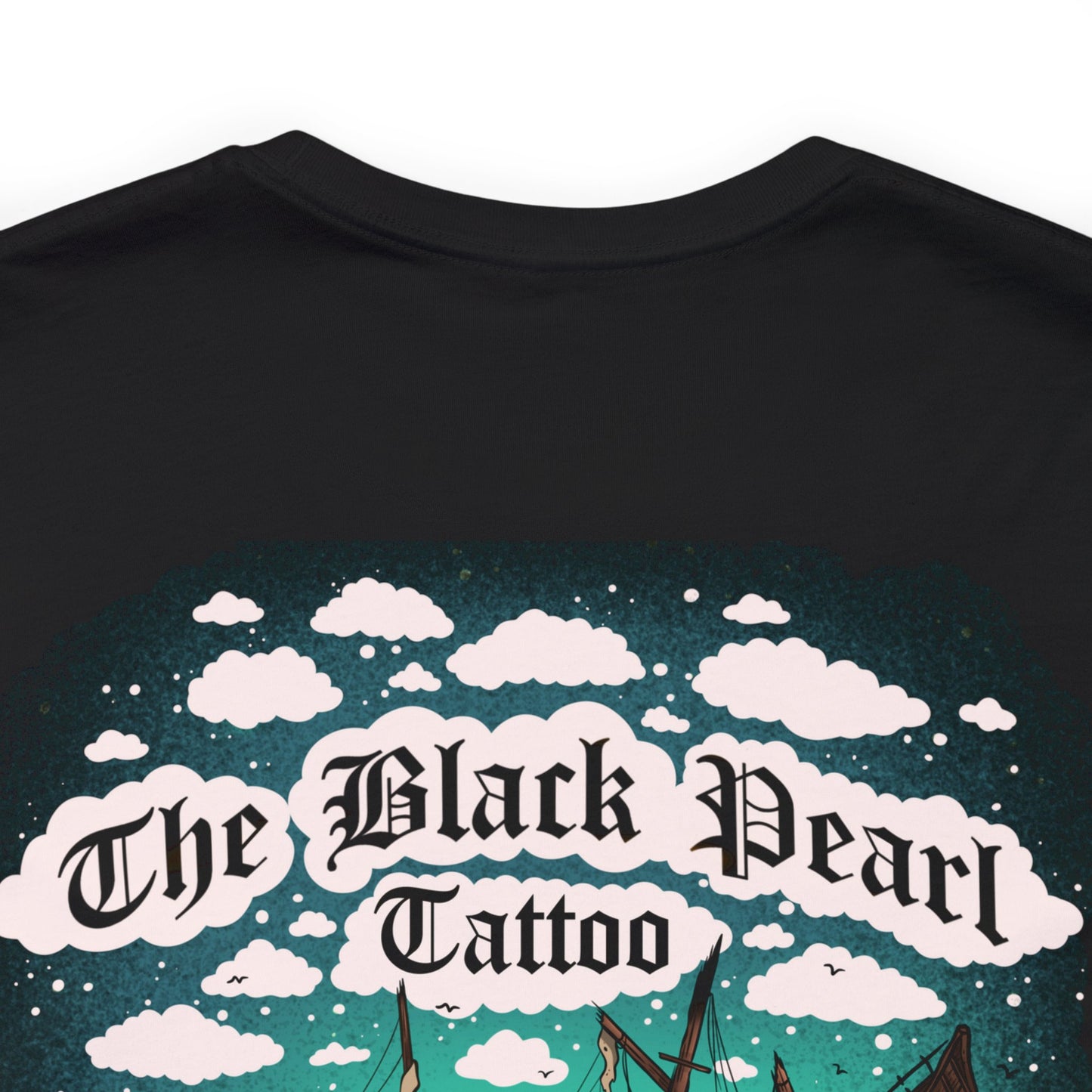 The black pearl tattoo Unisex Jersey Short Sleeve Tee