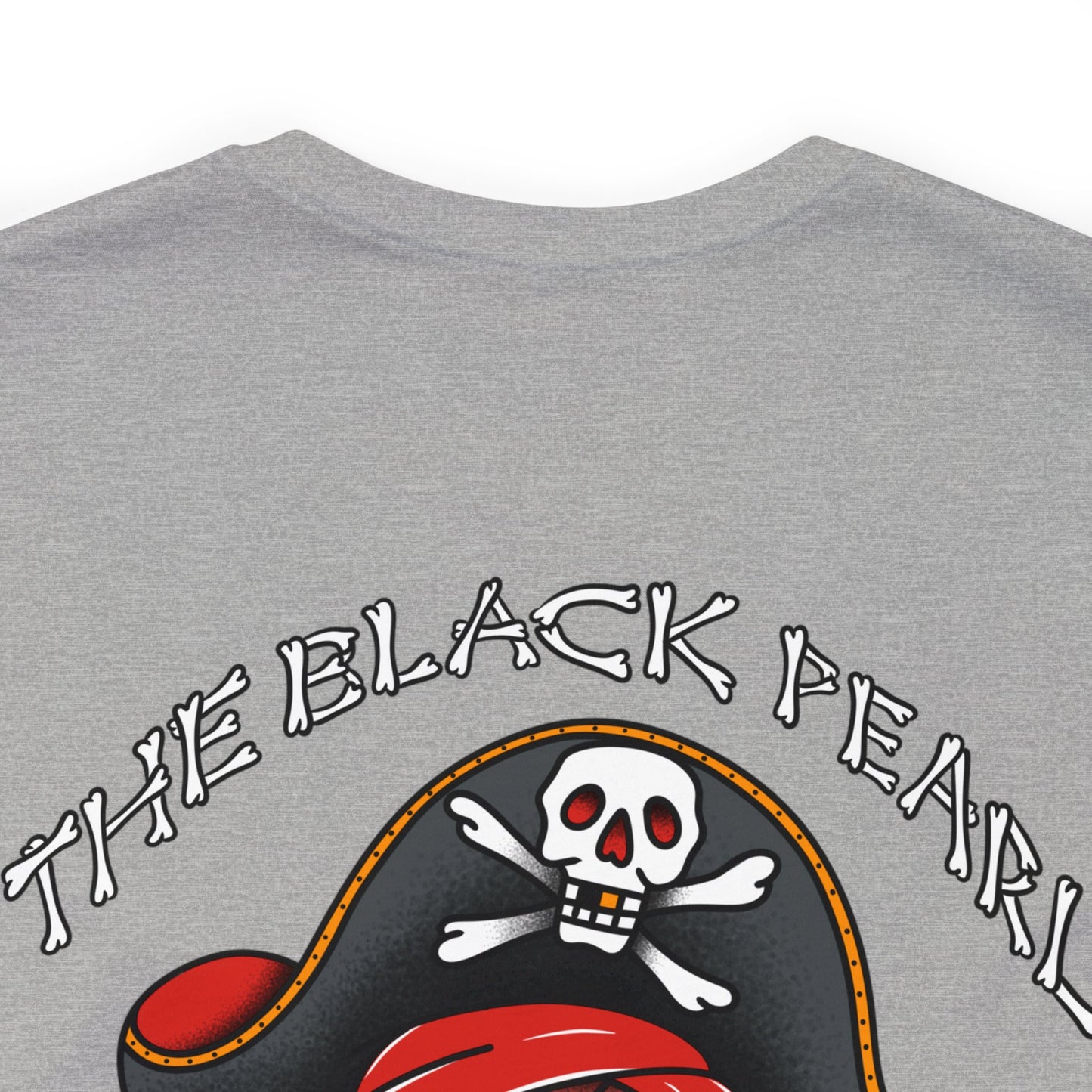 The black pearl tattoo pirate Unisex Jersey Short Sleeve Tee