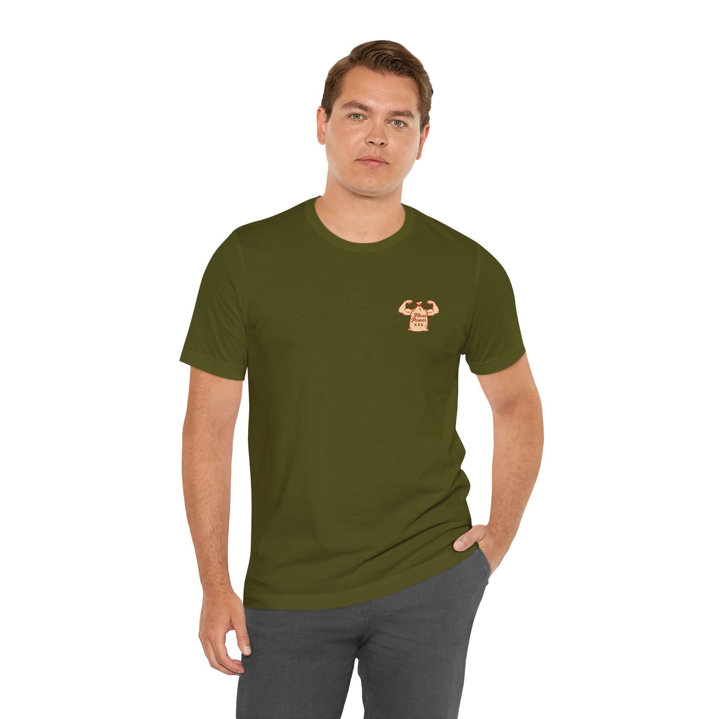 FLOUR POWER Unisex Jersey Short Sleeve Tee