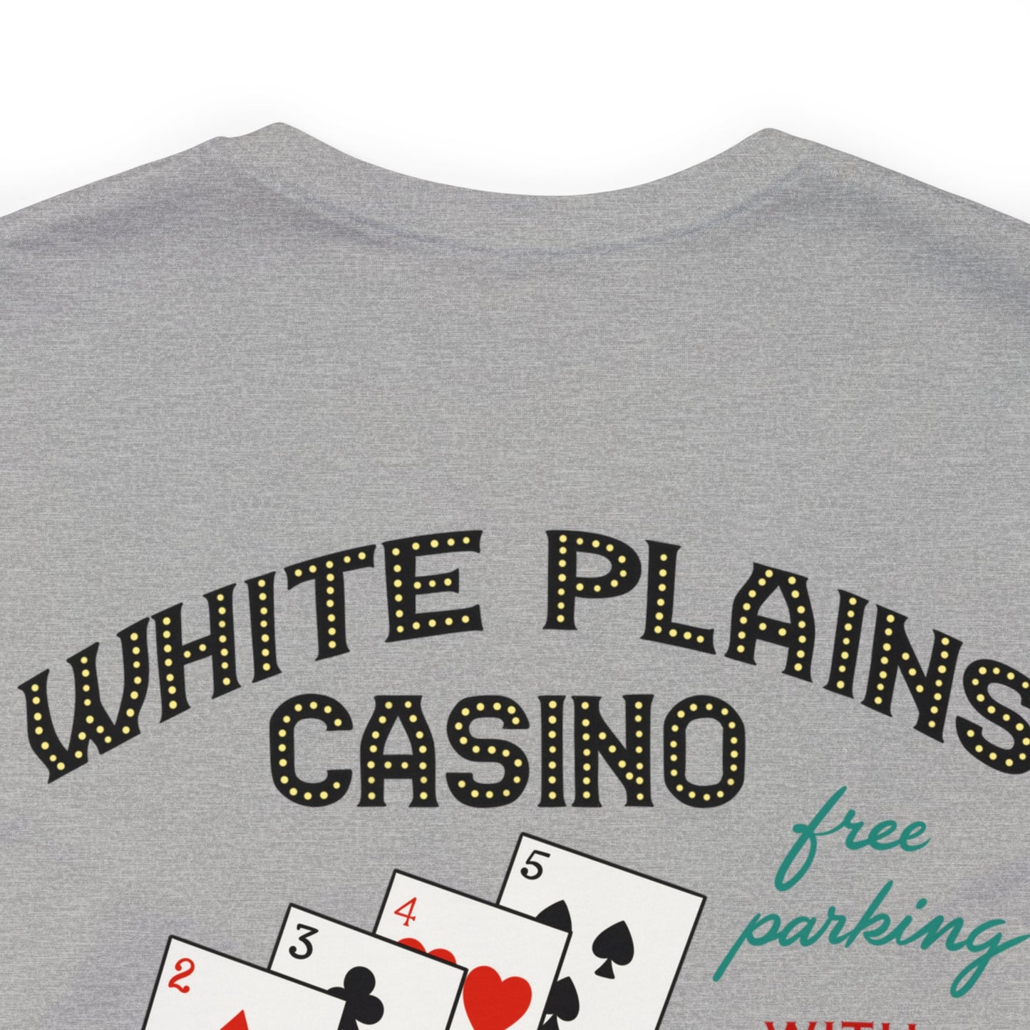 White plains casino Unisex Jersey Short Sleeve Tee