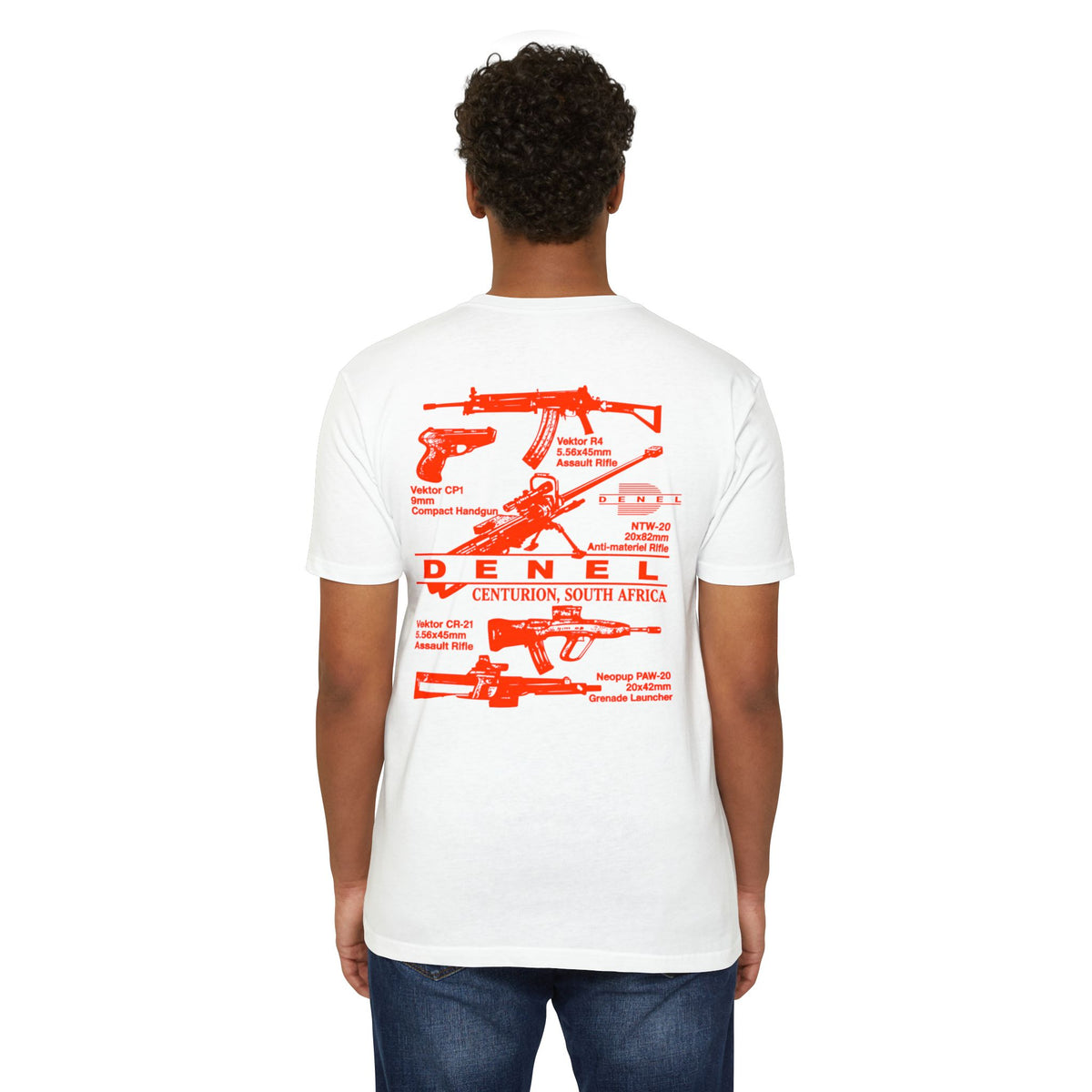 Denel Unisex CVC Jersey T-shirt