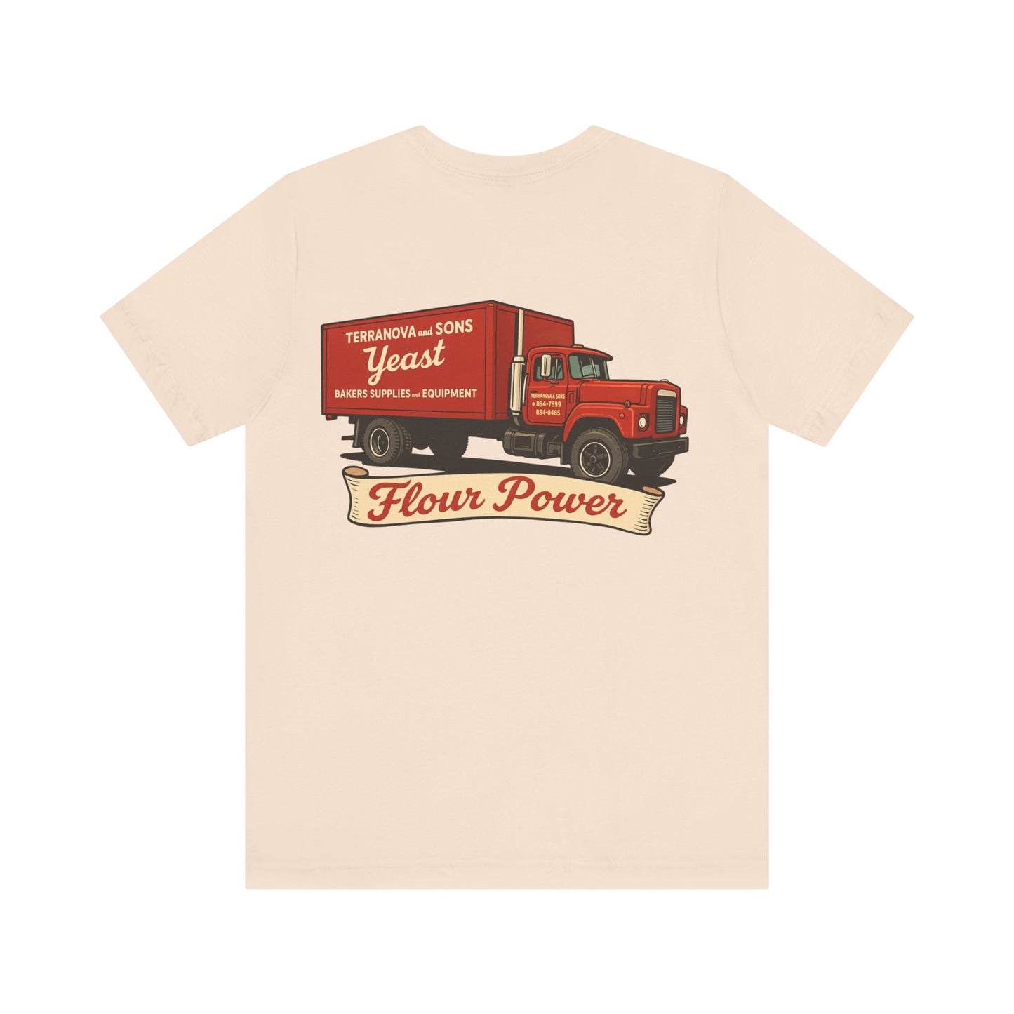 FLOUR POWER Unisex Jersey Short Sleeve Tee