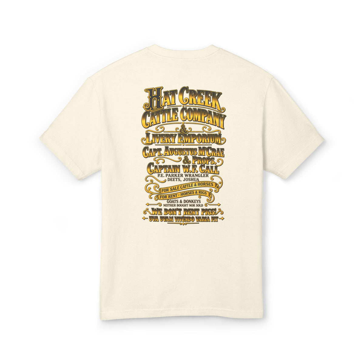 Lonesome Dove Unisex Garment-Dyed Heavyweight Cotton Tee