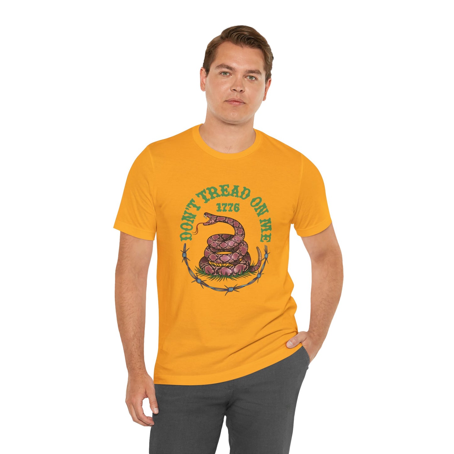 Don't tread on me Unisex Jersey Short Sleeve Tee