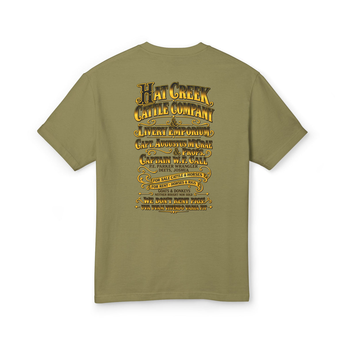 Lonesome Dove Unisex Garment-Dyed Heavyweight Cotton Tee